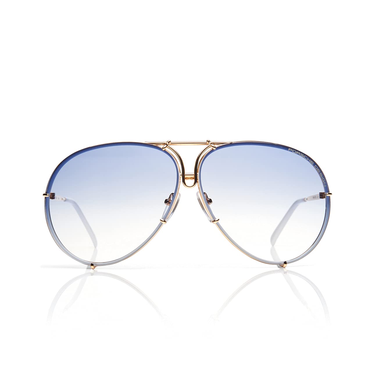 Porsche Design P8478 Aviator Sunglasses for Men & Women - Polarized UV Protection - Luxury Fashion Shades for Driving, Travel & Outdoor Activities