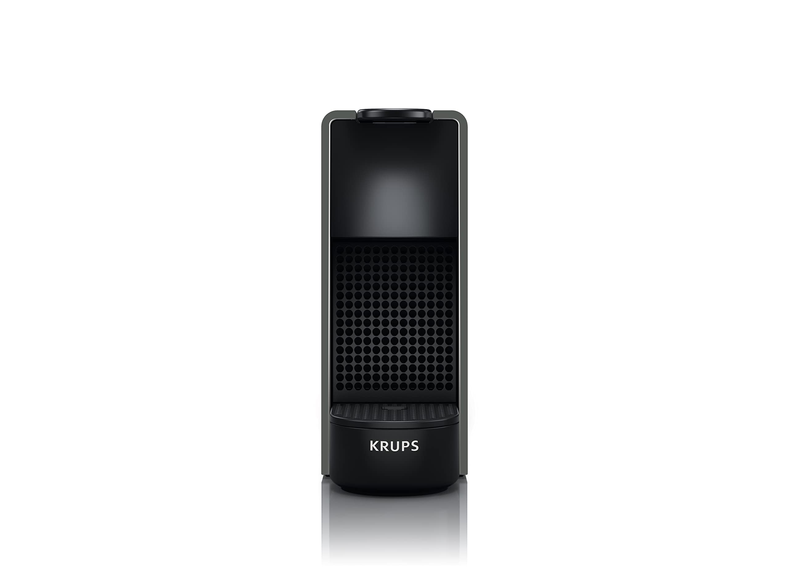 Nespresso Krups XN110BRD Essenza Mini Compact Coffee Capsule Machine - 0.6L Capacity, 19 Bar Pressure, Energy Saving Mode, Grey Color, Energy Class A - Perfect for Home, Office & Small Spaces