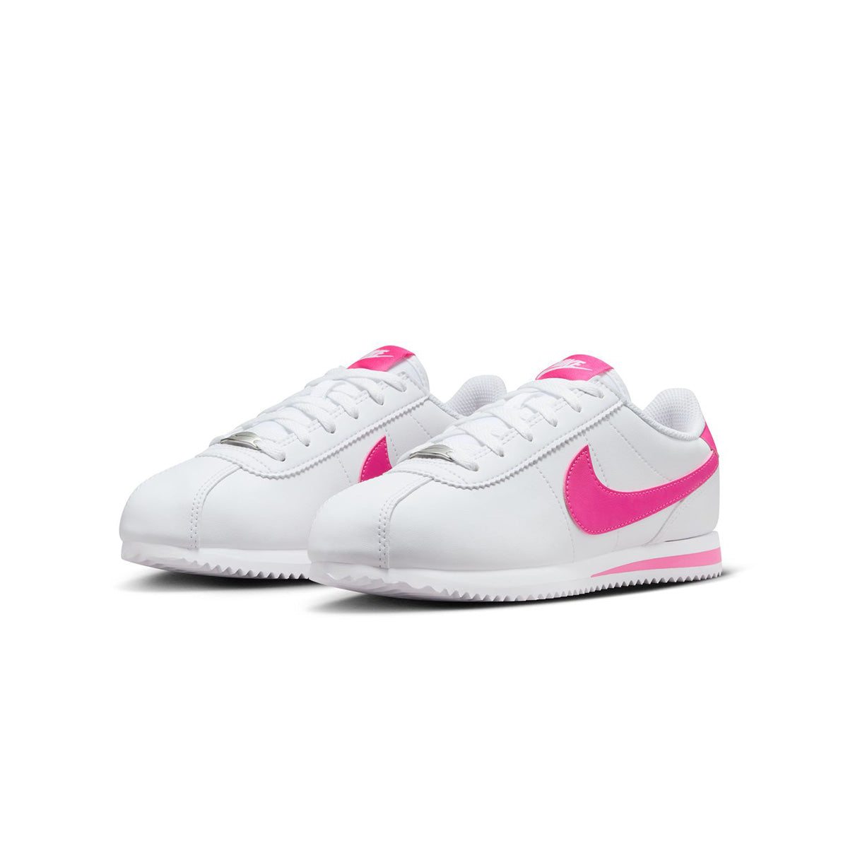 Nike Kids' Cortez 'Laser Fuchsia' Running Shoes - Lightweight & Comfortable Sneakers for Boys and Girls - Perfect for School, Sports, and Everyday Wear