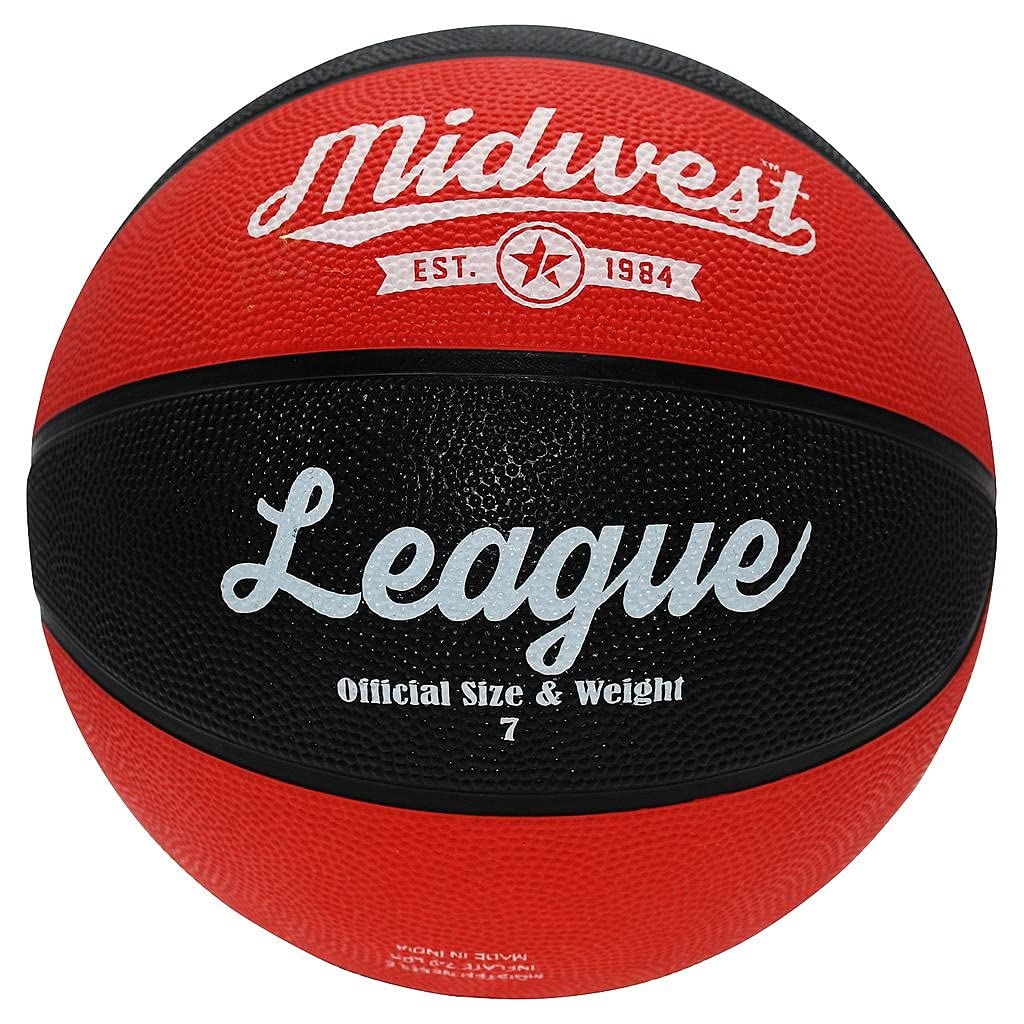 Midwest League Basketball - Official Game Ball for Youth & Adult Leagues | Perfect for Training, Matches & Outdoor Play