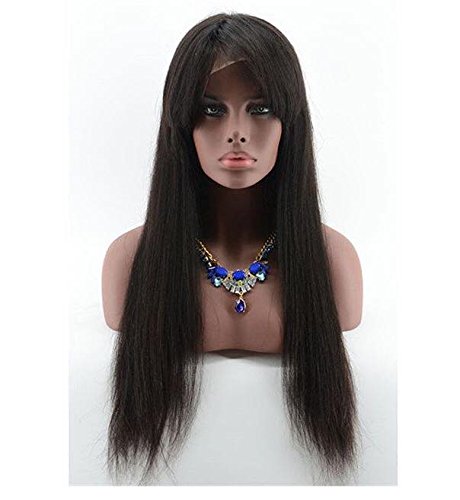 DaJun Hair 12 Inch Cambodian Virgin Remy Human Hair Full Lace Wig - Natural Straight & Natural Color for Women | Perfect for Daily Wear, Cosplay & Special Occasions