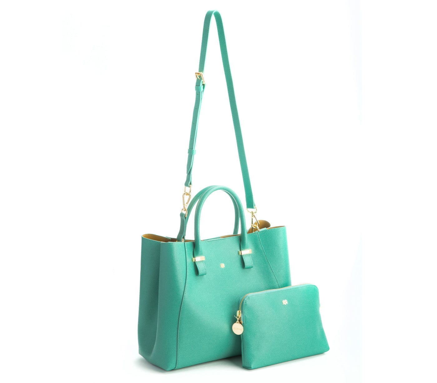 Jane Vegan Leather Handbag - Stylish Tiffany Blue Crossbody Purse for Women | Perfect for Work, Travel & Everyday Use