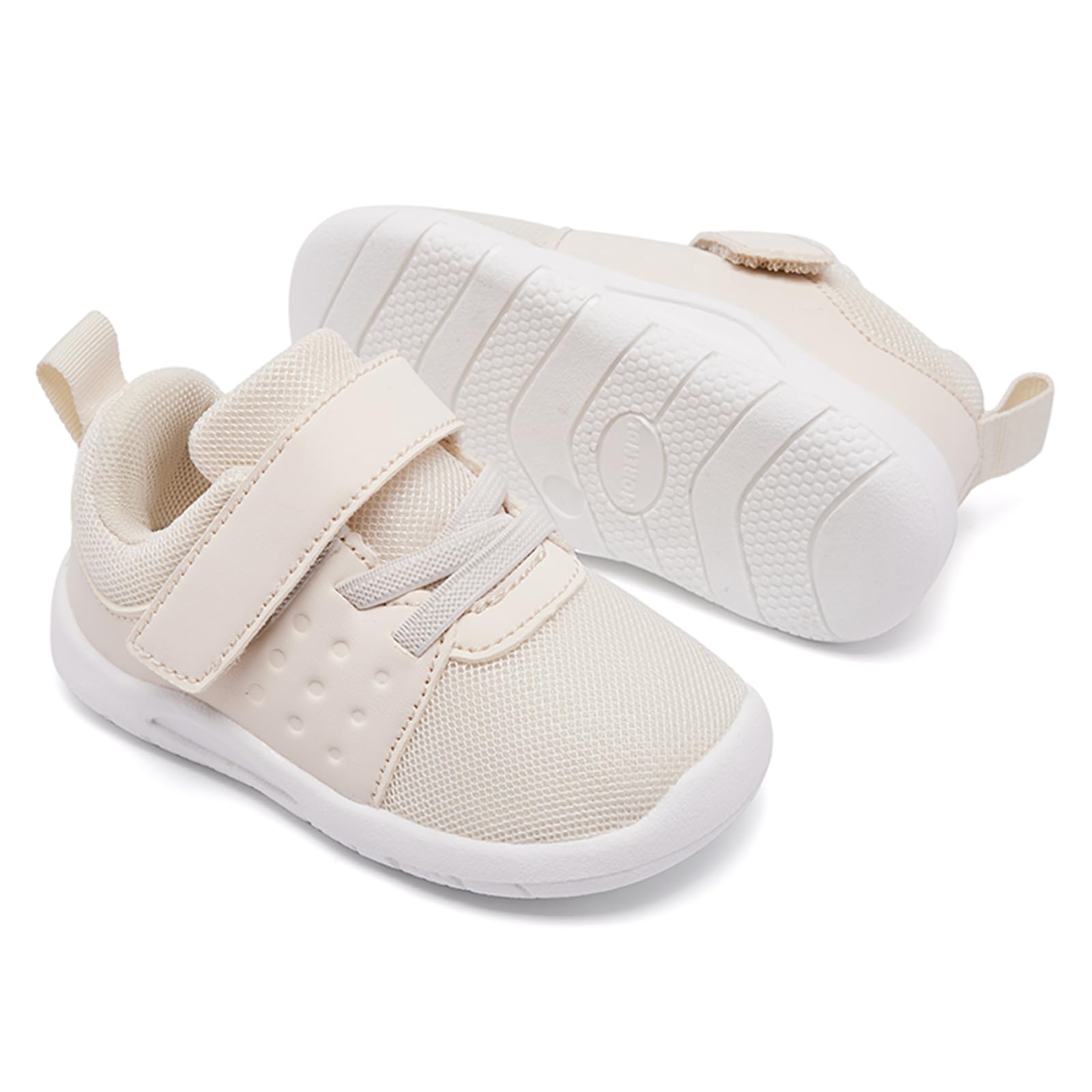 MORENDL Toddler Baby Shoes 0-4 Years - Lightweight Breathable Non-Slip Sneakers for Boys & Girls - Running Walking Tennis Barefoot Sports Shoes - Perfect for Playground, School & Outdoor Activities