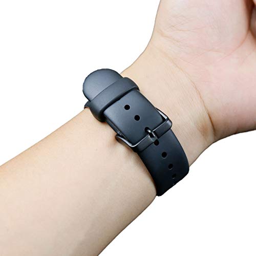 Men's Rubber Watch Strap Replacement for SUUNTO Vector Smart Watch - Waterproof Silicone Sports Wristband - Perfect for Running, Swimming & Outdoor Activities