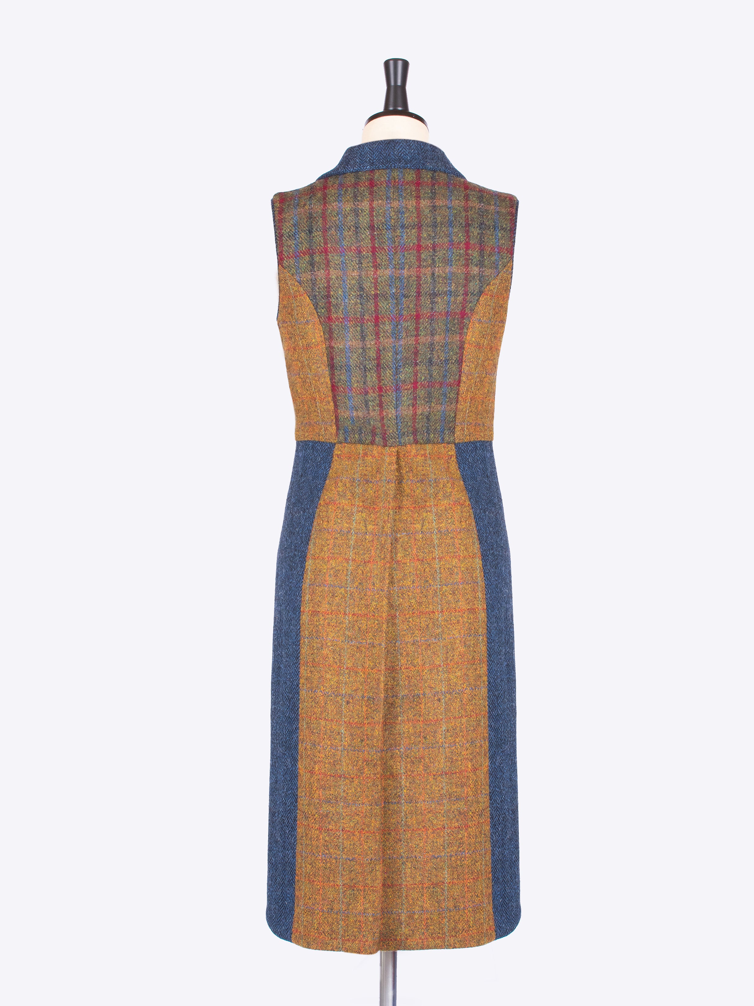Stylish Tail Waistcoat for Men - Navy, Green & Rust Colors - Perfect for Weddings, Parties & Formal Events