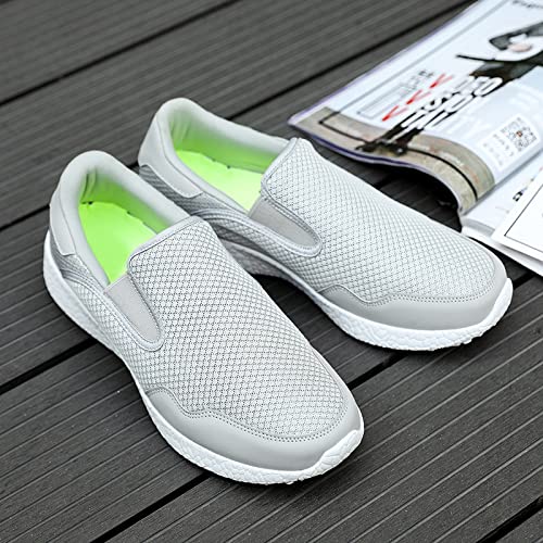 **Eliogn Men's Walking Shoes - Breathable Mesh Slip-On Sneakers for Running, Casual & Outdoor | Comfortable Loafers for Walking, Sports & Fashion**    **Use Cases:** Perfect for daily walks, gym workouts, casual outings, and travel.