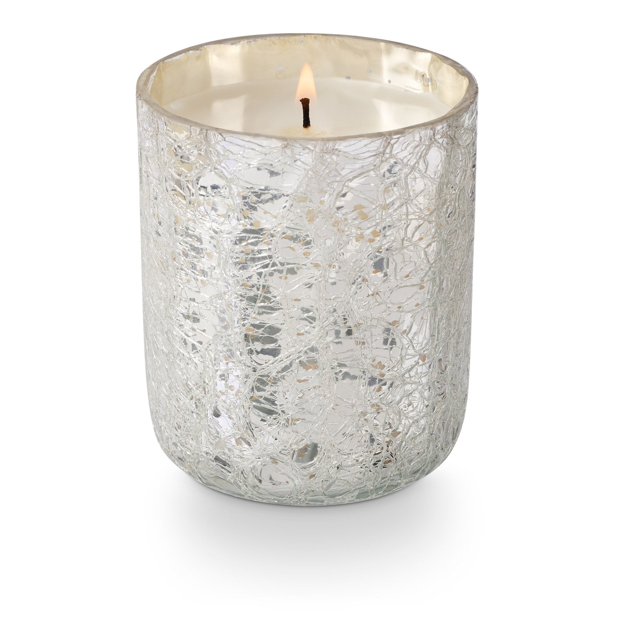 North Sky Small Boxed Crackle Glass Candle - Handmade Decorative Scented Candles for Home, Wedding, Spa & Romantic Gifts - Perfect for Aromatherapy, Relaxation & Ambiance Lighting