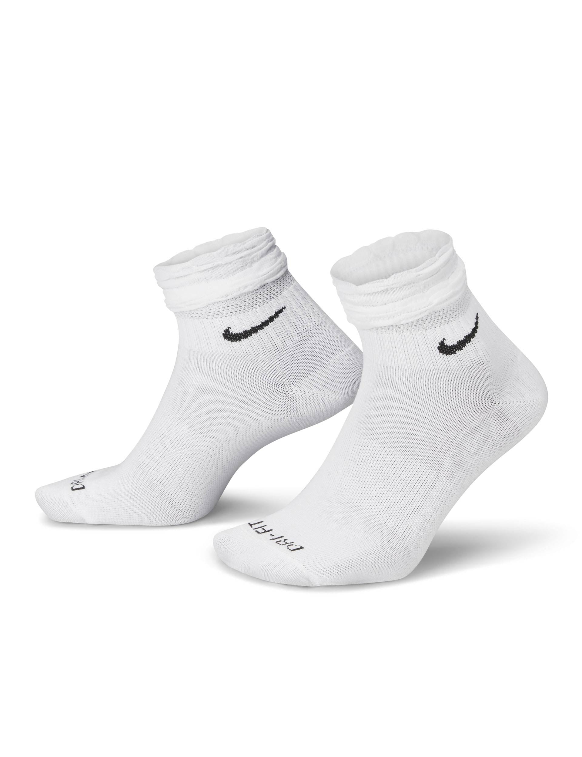 Breathable Everyday Training Ankle Socks for Men & Women - White/Black - Perfect for Running, Gym Workouts & Casual Wear