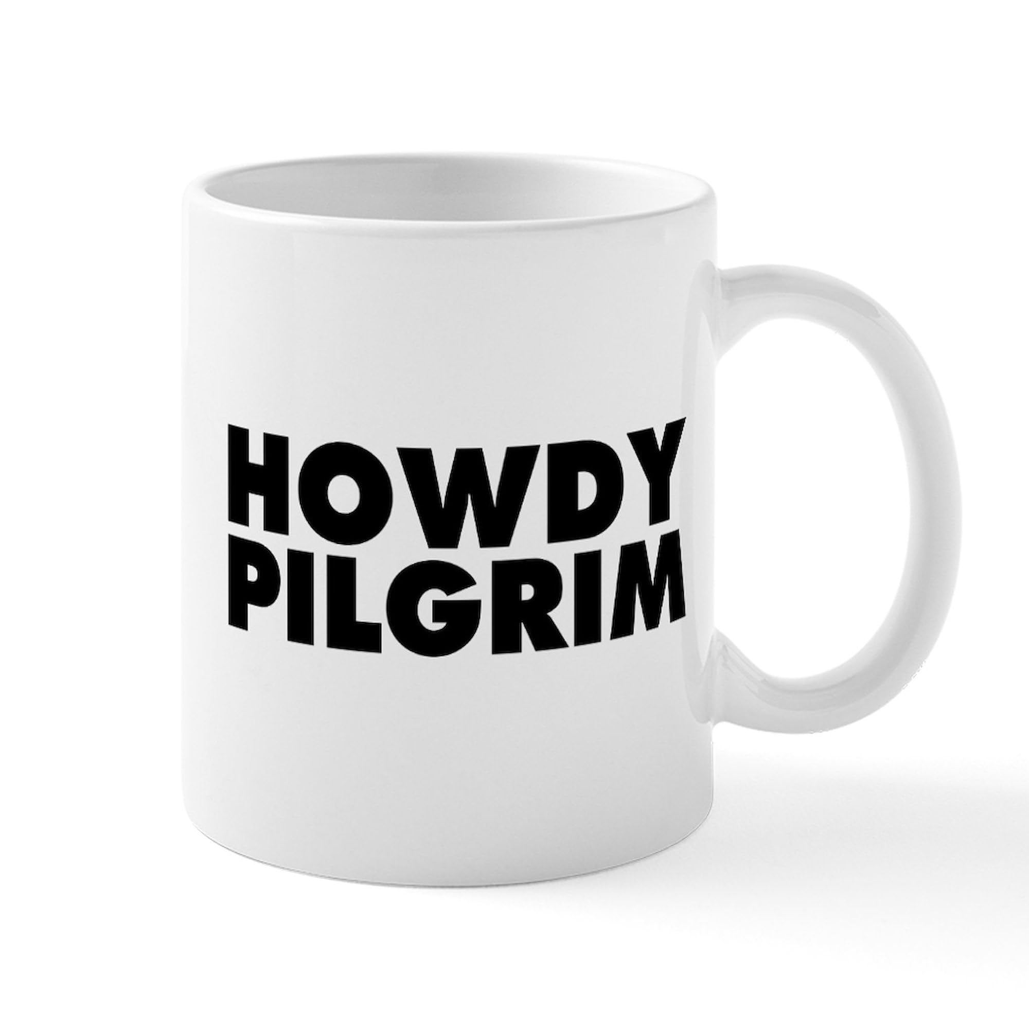Howdy Pilgrim 11 oz Ceramic Coffee Mug (325ml) - Durable & Stylish for Home, Office, or Gifts - Perfect for Coffee, Tea & Hot Beverages