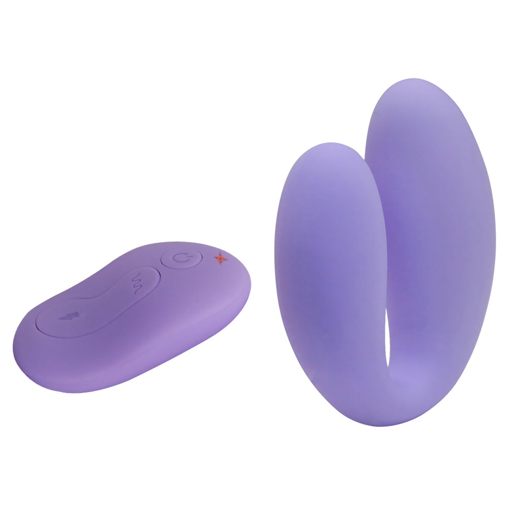 Premium Aphrodisia U Smile Remote Control G Spot & Clitoral Vibrator - Dual Stimulation for Couples & Solo Play, Waterproof & Rechargeable for Bedroom & Travel Use
