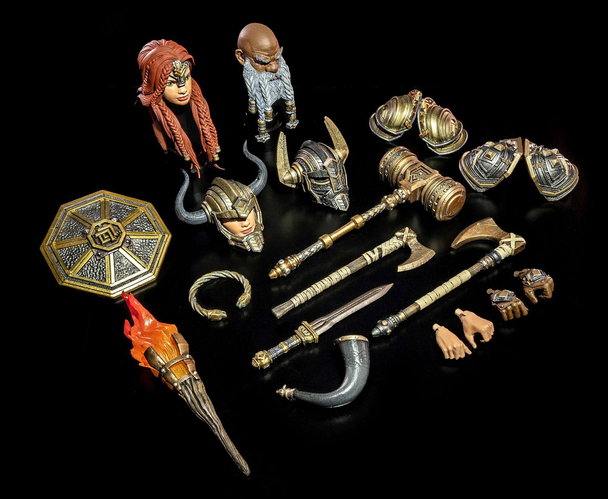 Mythic Legions: Rising Sons - Exiles from Under the Mountain Action Figures | Preorder Now for Epic Fantasy Battles & Collectible Display