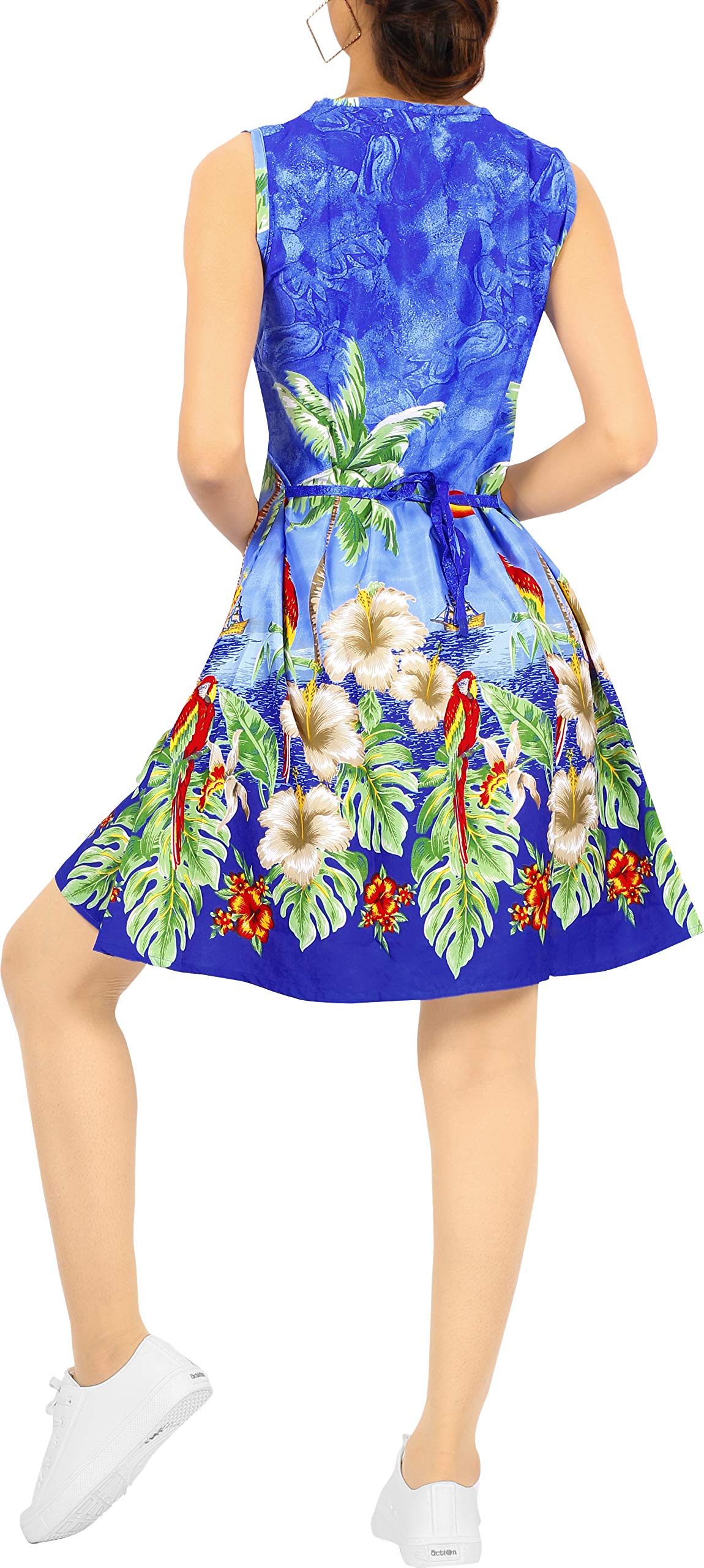 LA LEELA Women's Beach Cover Up - Lightweight Hawaiian Wraps for Summer, Swimwear Sarong, Poolside Dress - Perfect for Beach Vacation, Resort Wear & Tropical Getaways