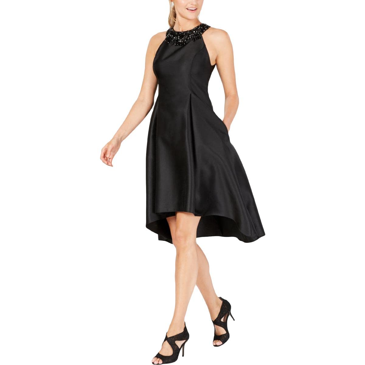Adrianna Papell Women's A-Line Dress - Elegant Flowy Midi Dress for Wedding, Party & Special Occasions