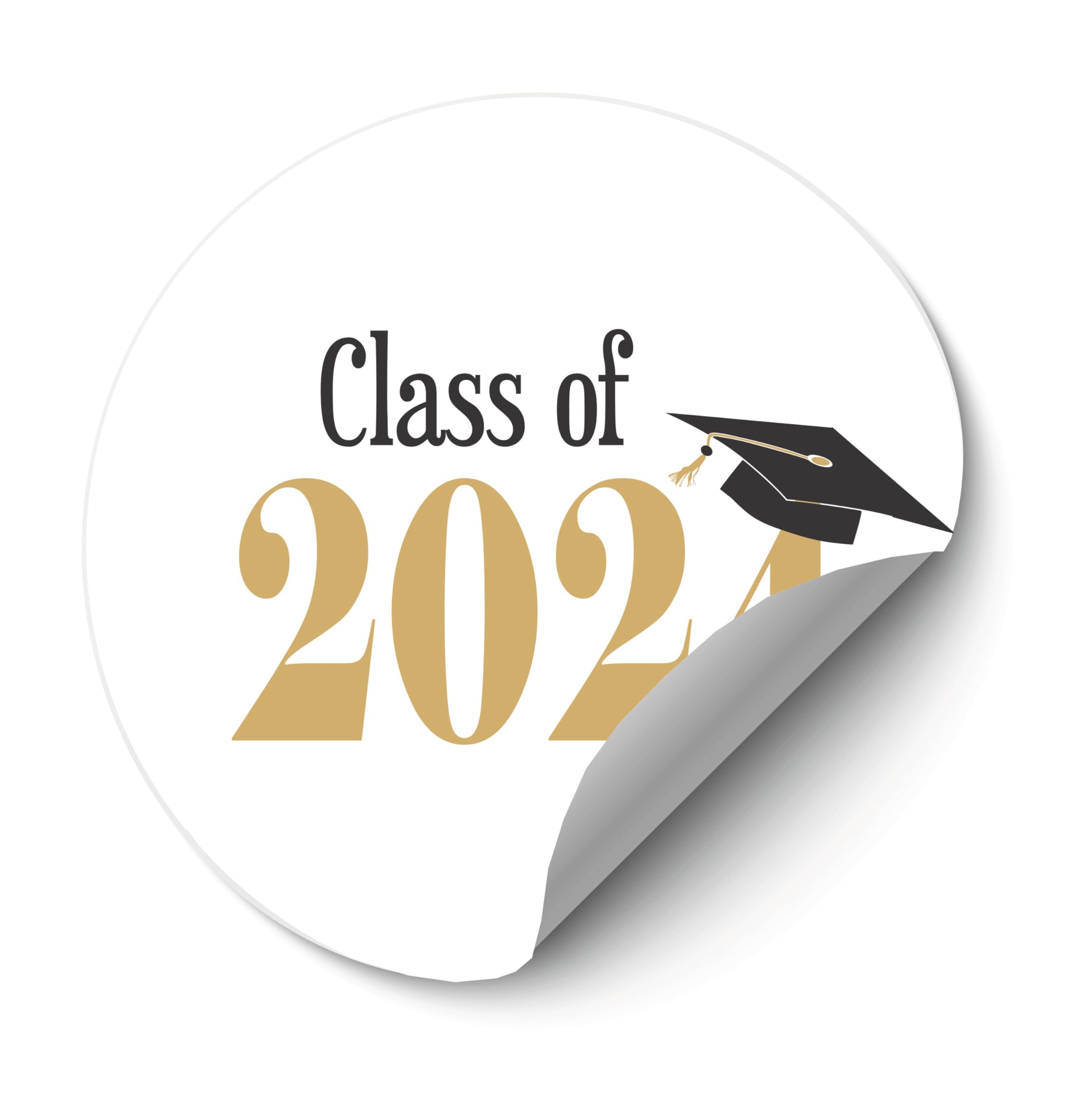 Class of 2024 Graduation Stickers - 40pc Set for Party Favors & Gifts