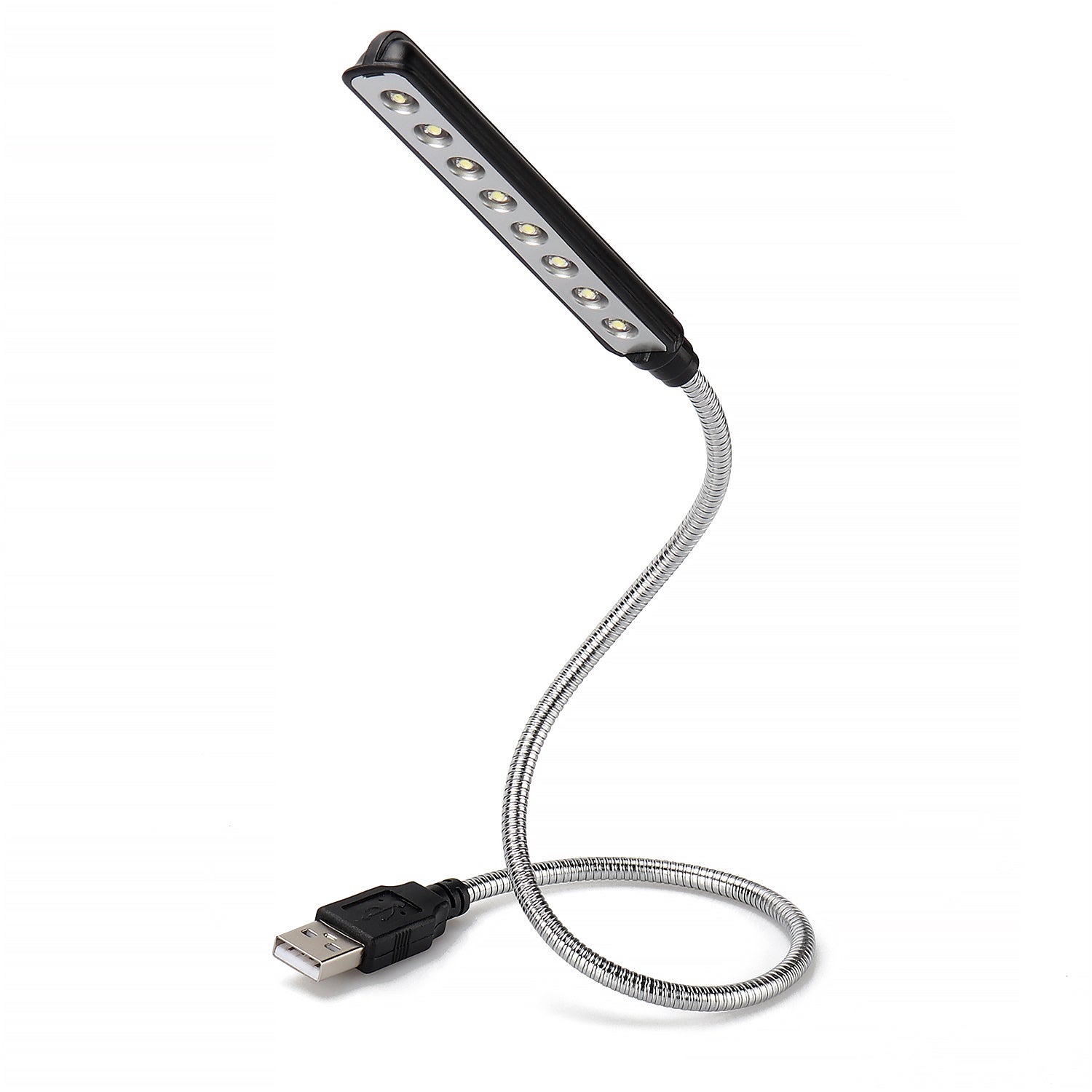 Flexible USB LED Keyboard Lamp - Adjustable Gooseneck Reading Light for Laptop, MacBook, Chromebook (ULT05) - Perfect for Night Work, Gaming & Study Sessions
