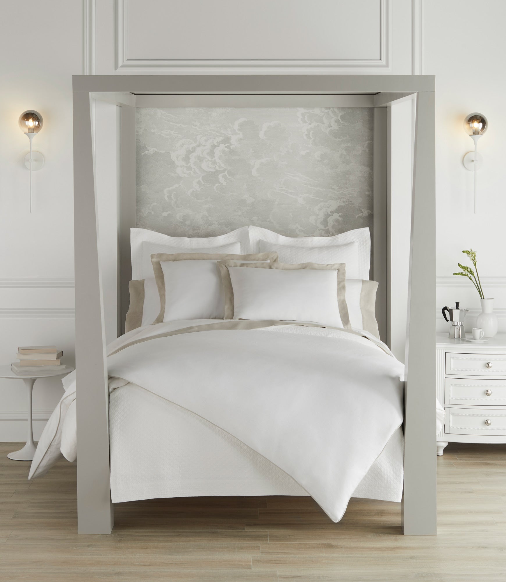 Mandalay Linen Cuff Sham - Premium European Flax Linen Pillowcase Set for Bedroom Decor, Queen Size, Soft & Breathable - Perfect for Home, Hotel, and Airbnb Styling