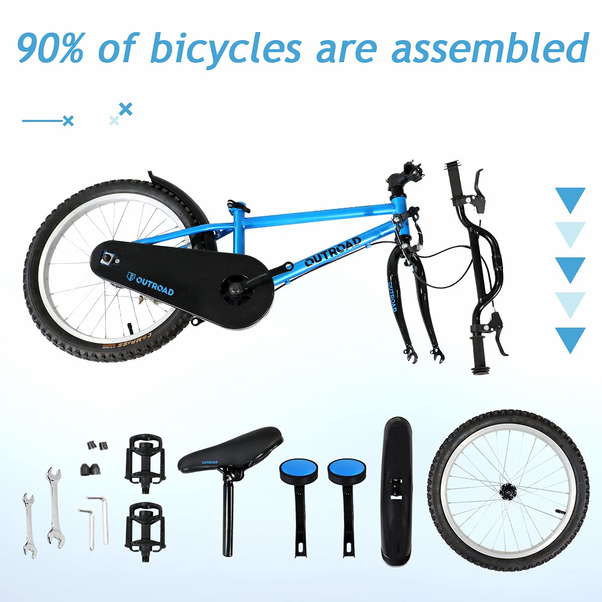 14/16/18 Inch Foldable Kids Bike with Training Wheels - Adjustable Toddler Bicycle for Boys & Girls Ages 3-9 Years - Beginner Bike with Dual Brake System - Multi-Color Children's Bicycle for Outdoor Play, Park Rides & Learning to Cycle