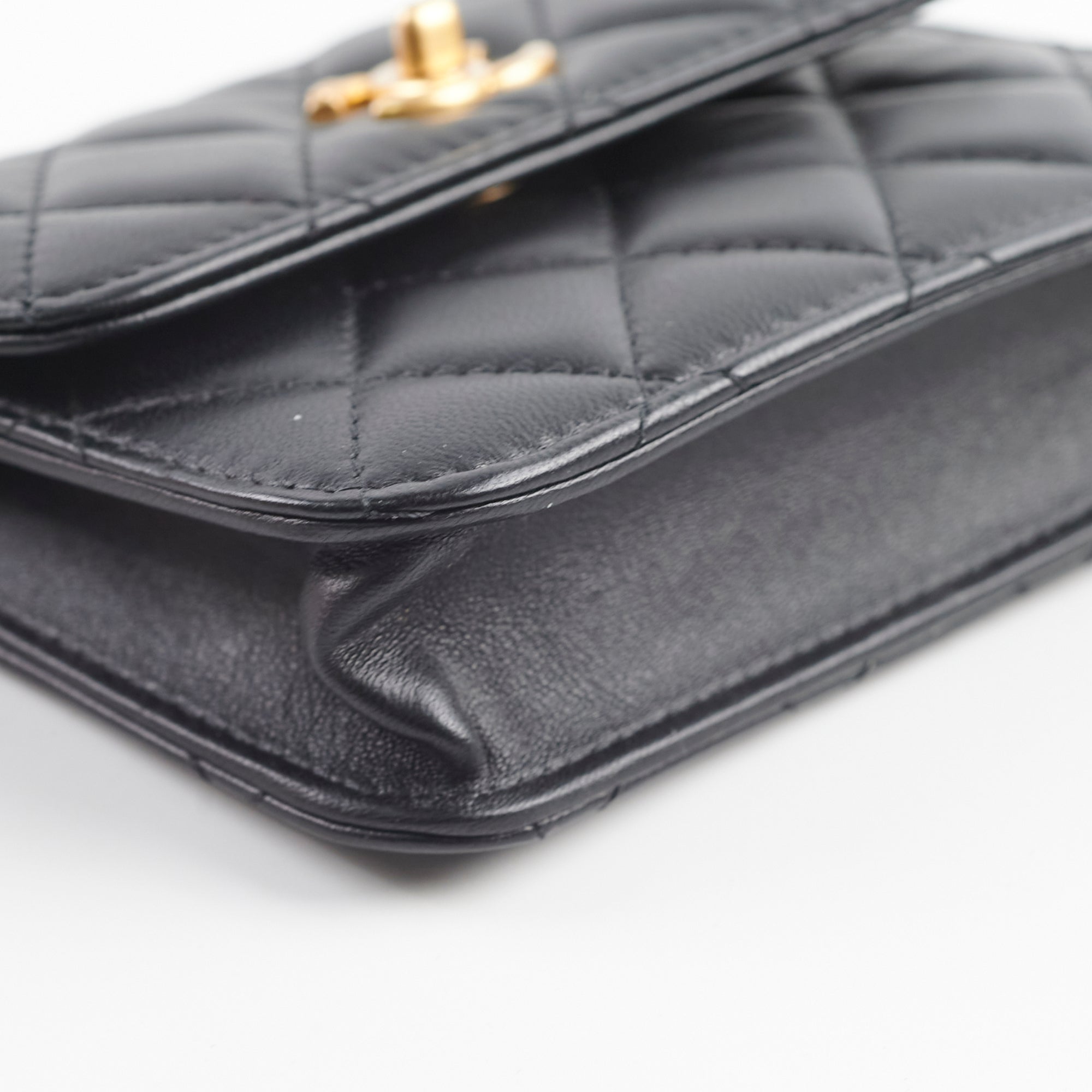 Chanel Micro Crush Shoulder Bag Black | Luxury Designer Crossbody Purse for Women | Perfect for Date Night, Parties & Everyday Use