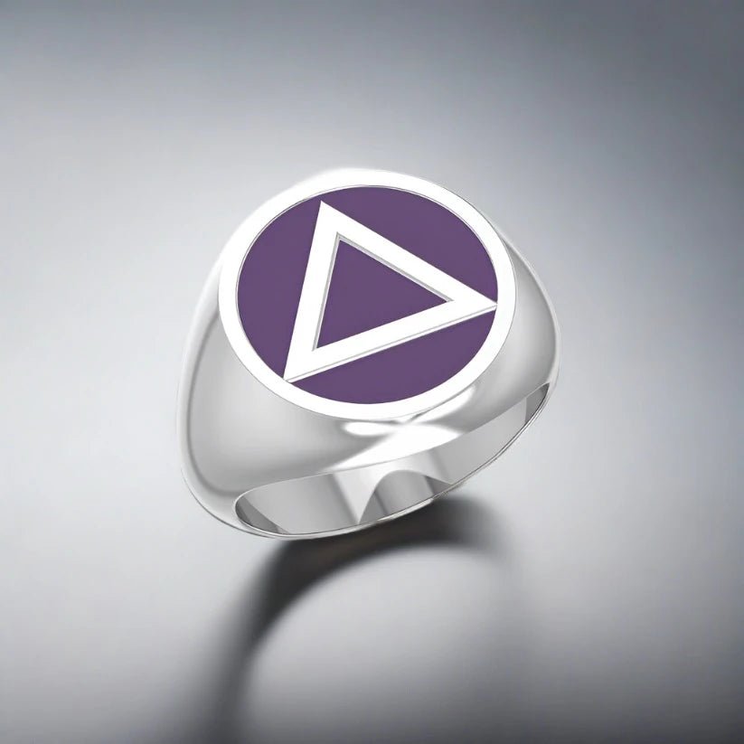 Serenity Circle Sterling Silver AA Ring TR117 - Elegant Minimalist Jewelry for Women, Perfect for Everyday Wear & Special Occasions