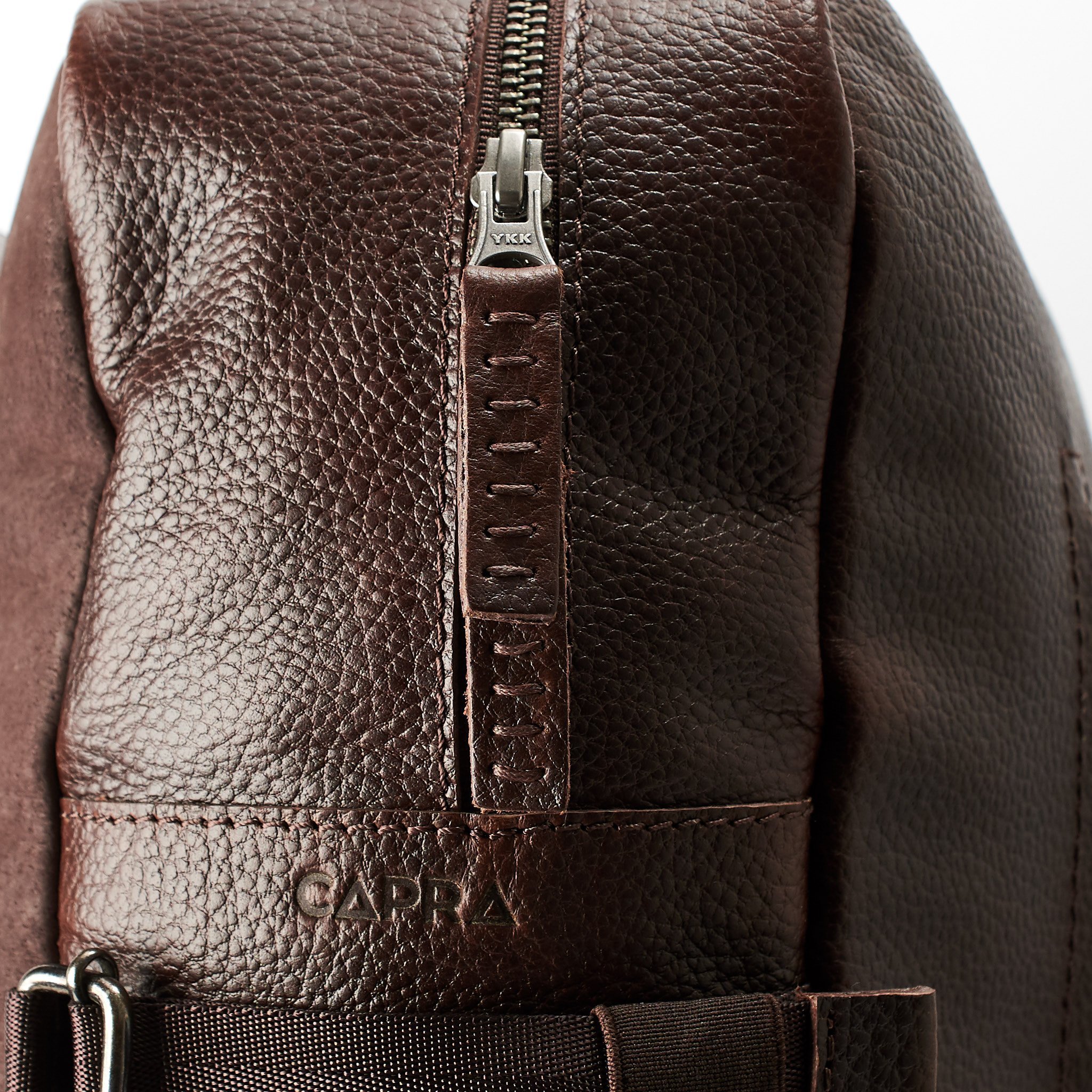 Stylish Dark Brown Laptop Backpack for Men - Handmade Minimalist Travel Rucksack, Durable Work & Urban Commuter Bag with Laptop Compartment - Perfect for Business Travel, College Campus & Daily City Use