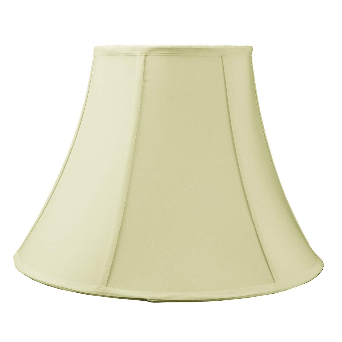 9x18x13.5 Inch Egg Shell Shantung Bell Lampshade with Slip Uno Fitter - Perfect for Table Lamps, Floor Lamps & Home Decor Lighting