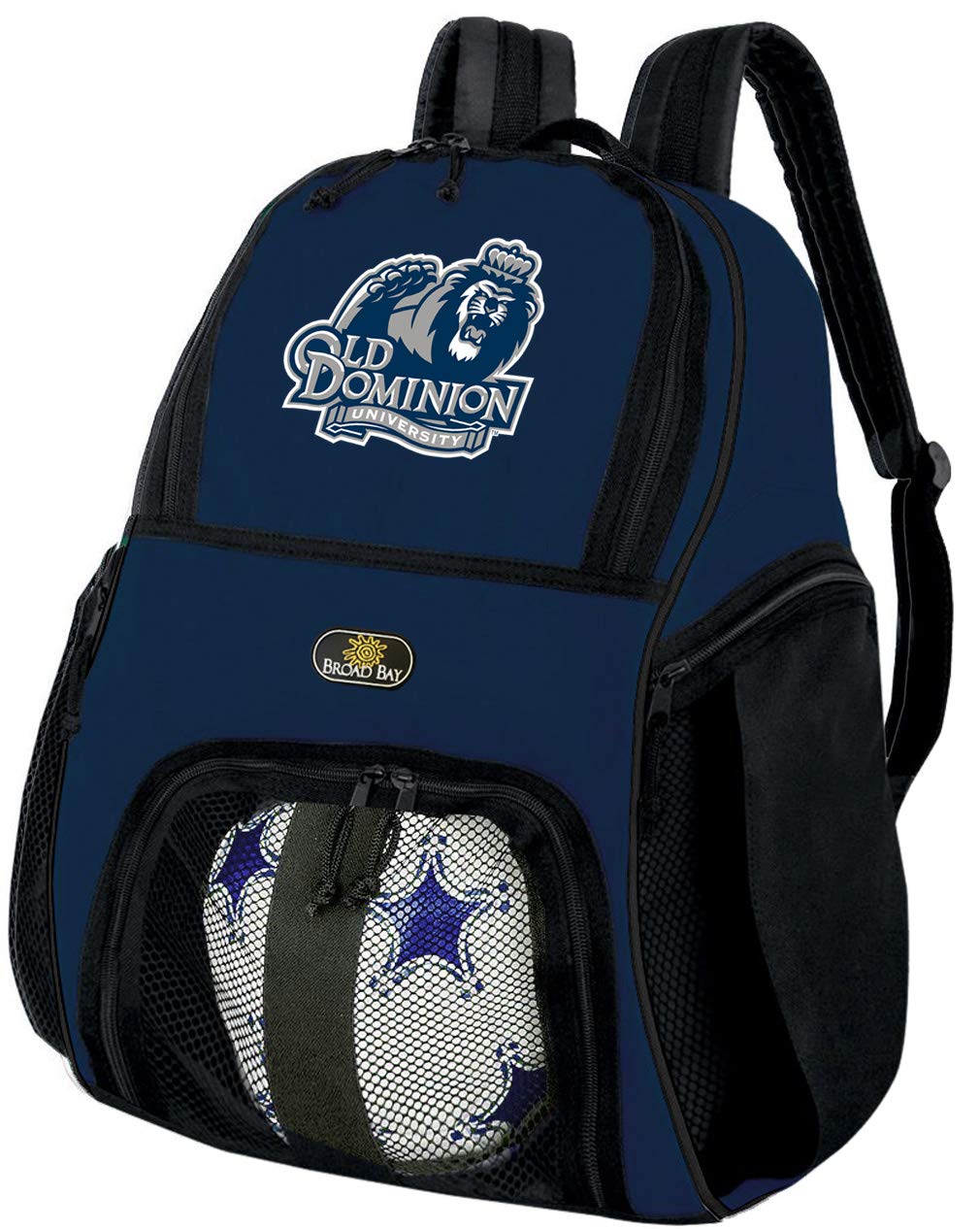 ODU Soccer Backpack for Men & Women - Durable Old Dominion University Volleyball Backpack with Ventilated Shoe Compartment - Perfect for Sports, Gym, Travel & School