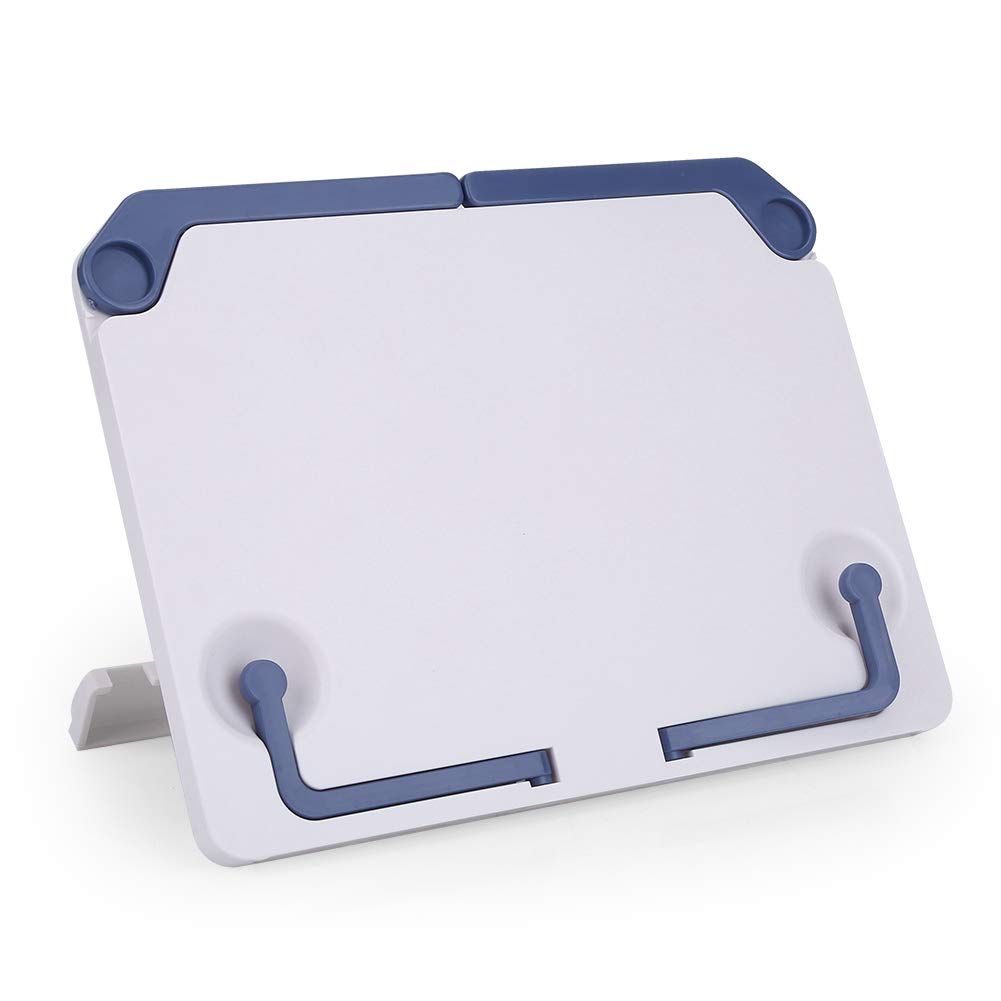 Adjustable Portable Music Book Stand - Foldable Desktop Holder for Sheet Music, Books & Documents - Perfect for Piano, Violin, & Music Practice at Home or School