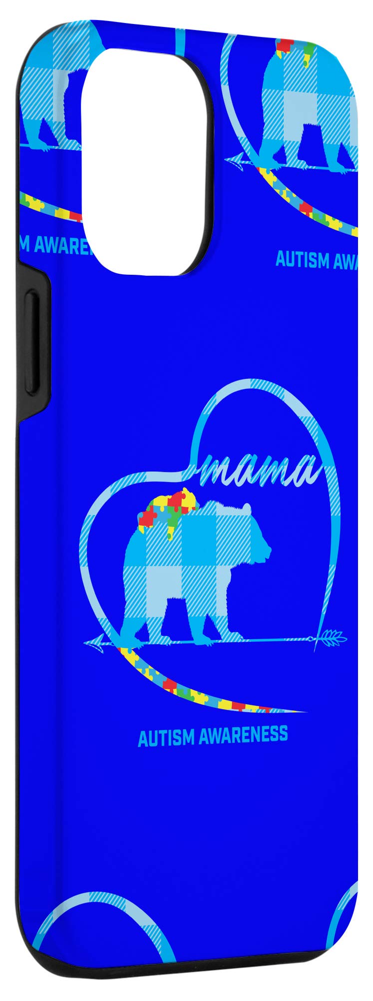 iPhone 12 Pro Max Autism Awareness Phone Case - Puzzle Piece Design for Autism Moms | Durable Protective Cover for Daily Use & Special Needs Support
