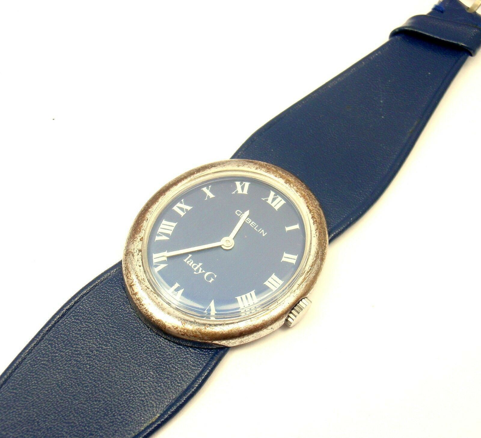 Vintage Gubelin Lady G Manual Wind Sterling Silver Ladies Watch - Elegant Retro Timepiece for Collectors & Special Occasions