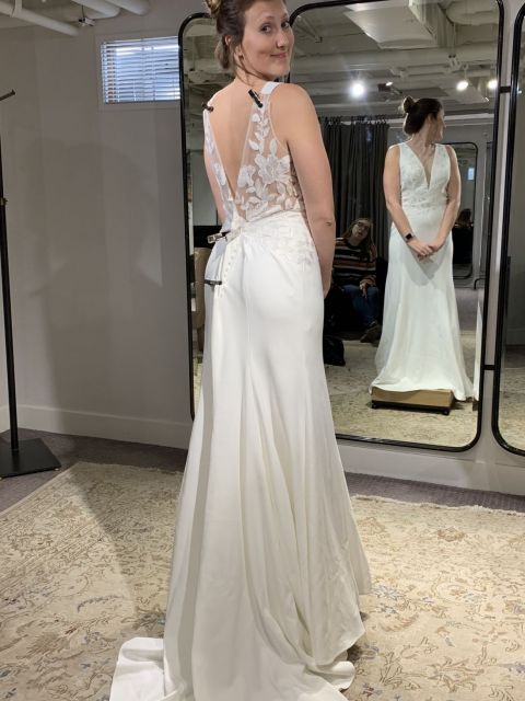 BHLDN Jenny Yoo Langdon Wedding Gown - Elegant Lace Bridal Dress for Formal Ceremonies & Romantic Evening Receptions