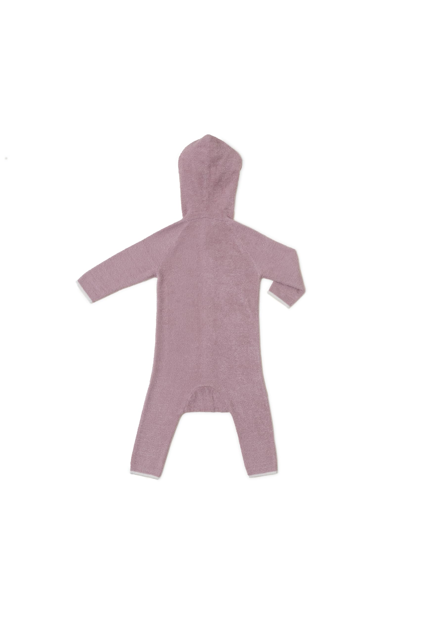 Barefoot Dreams Unisex Baby CozyChic Lite Hooded Onesie - Soft & Warm Infant Romper for Boys & Girls - Perfect for Playtime, Naptime & Family Outings