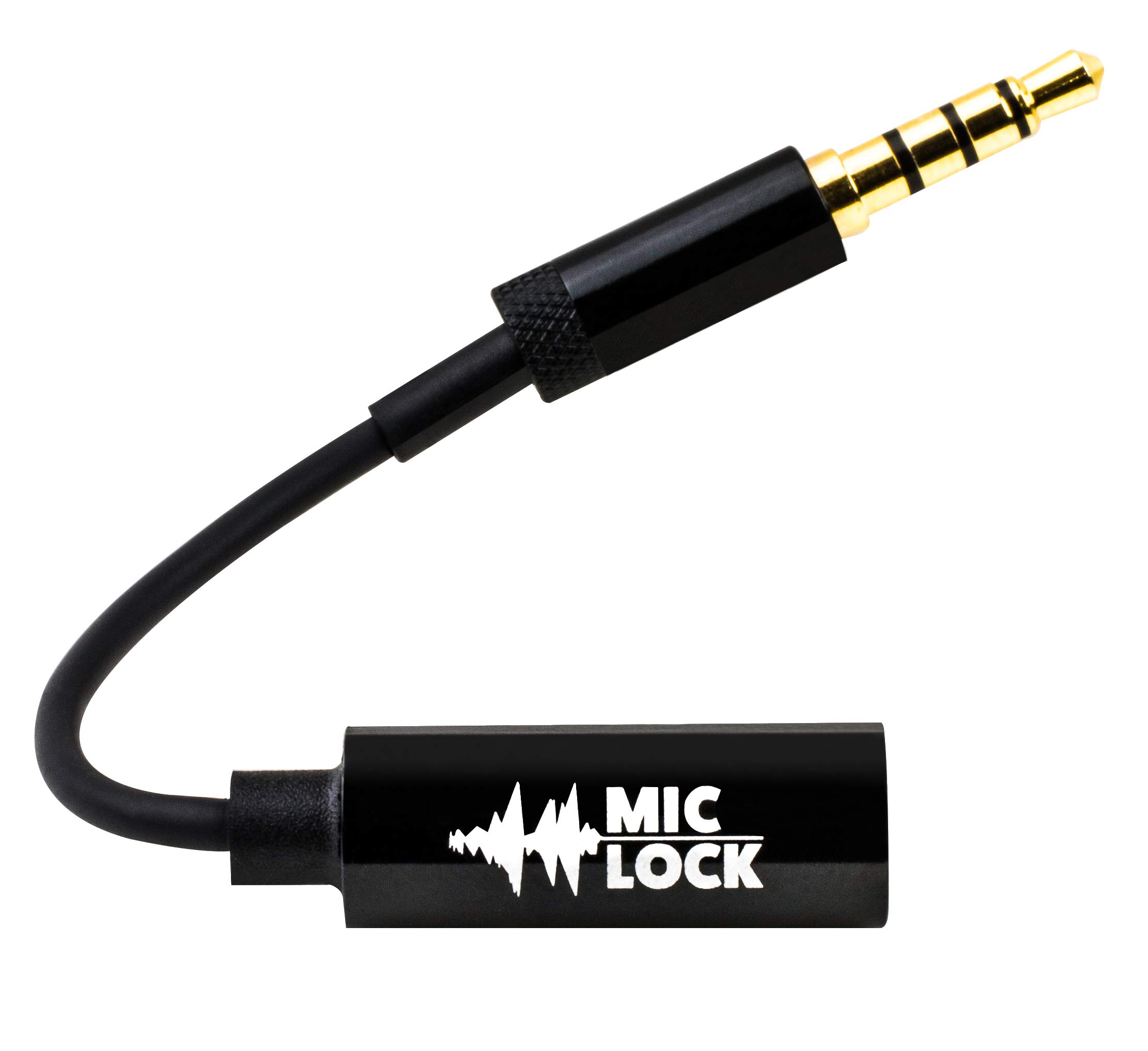 Mic-Lock 3.5mm Audio Jack with SOUNDPASS Technology - Microphone Blocker for Smartphones, Laptops & Tablets - Prevent Eavesdropping & Protect Privacy - Ideal for Business Meetings, Online Classes & Secure Calls (1 Pack)