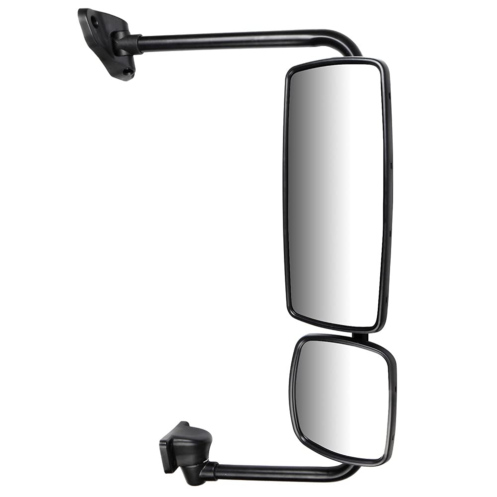 Freightliner M2 100/106/112/114SD Truck Replacement Side Mirror - Heated Chrome RH Assembly (2003-2017 Models) | Perfect for Winter Driving & Fleet Maintenance