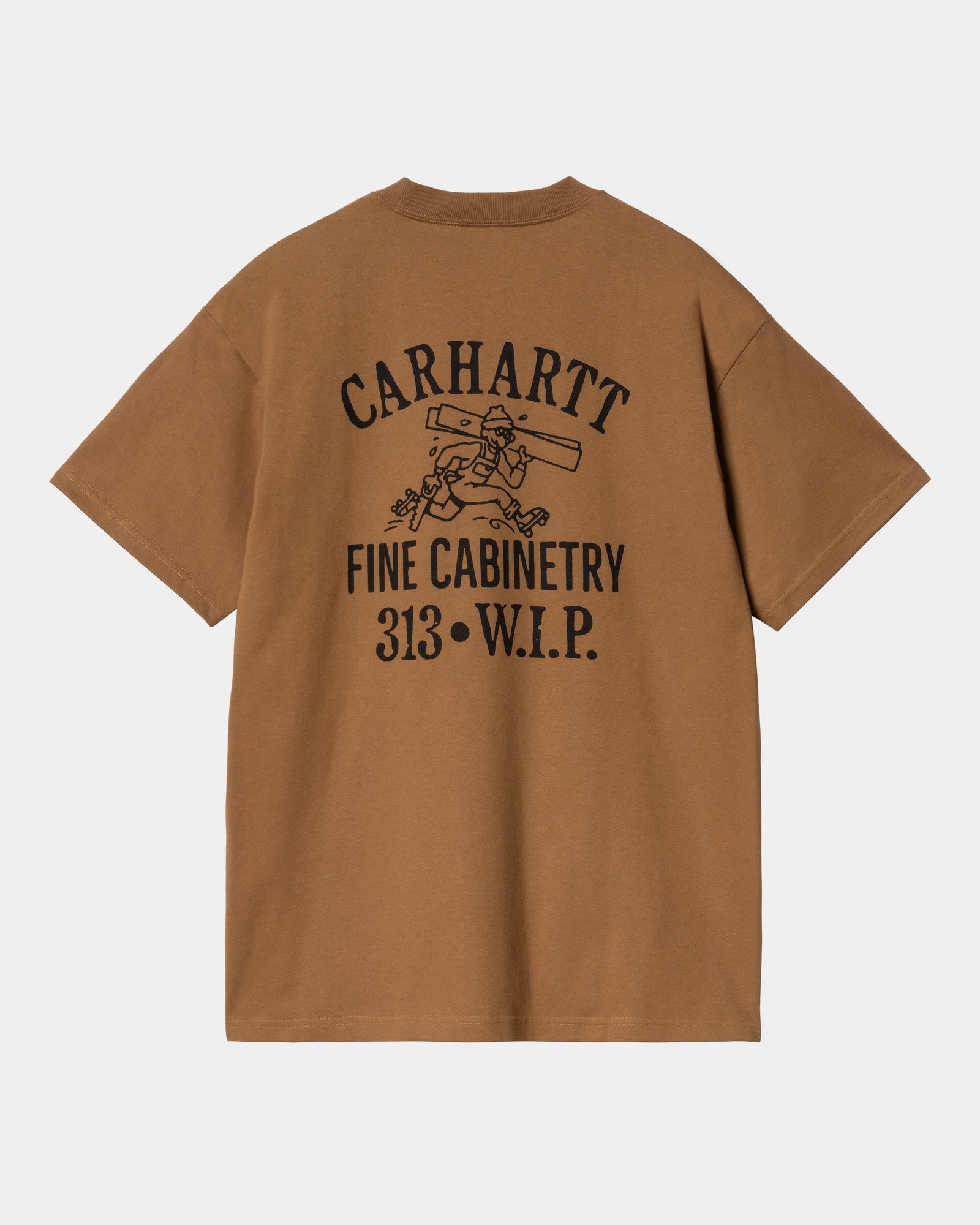 Hamilton Brown & Black Cabinetry T-Shirt - Comfortable Cotton Tee for Carpenters, Woodworkers, and DIY Enthusiasts