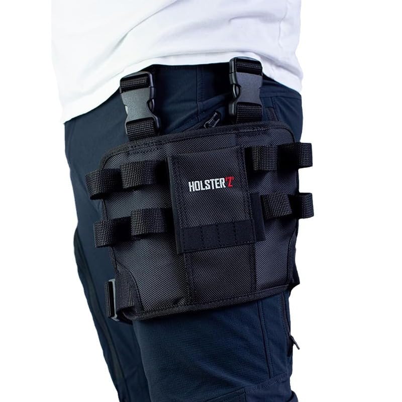 Durable Repair Tool Bag Leg Holster - Electrician Tool Pouch with Adjustable Strap for Easy Access | Perfect for Electricians, HVAC Technicians & DIY Home Repairs