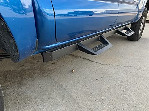 Ajaa Compatible with Toyota Tacoma 2005-2023 Side Step Running Boards - Double Cab 4 Door Triangle Style Nerf Bars - Perfect for Off-Roading, Truck Access & Enhanced Style