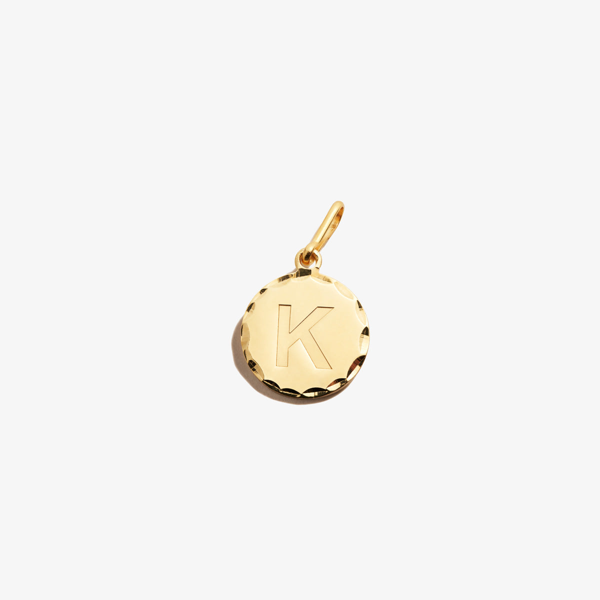 Initial K Charm Necklace - 14K Gold Plated Letter Pendant for Women - Perfect for Gifts, Anniversaries & Everyday Elegance