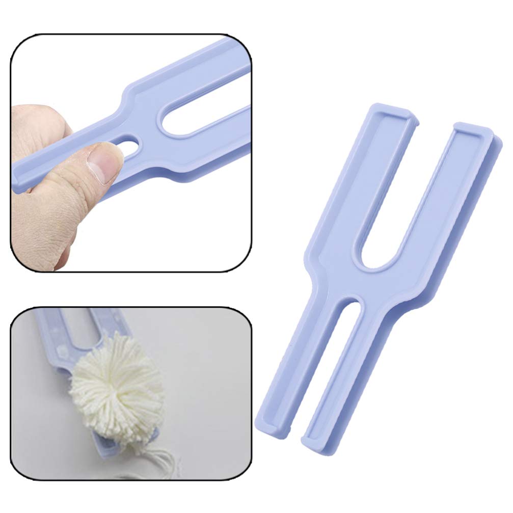 Healifty Wooden Pom Pom Maker Set - DIY Craft Tool for Crochet, Knitting, Yarn Projects - Perfect for Scarf, Hat, Blanket & Home Decor Accessories - Create Fluffy Wool Balls for Handmade Gifts & Crafting