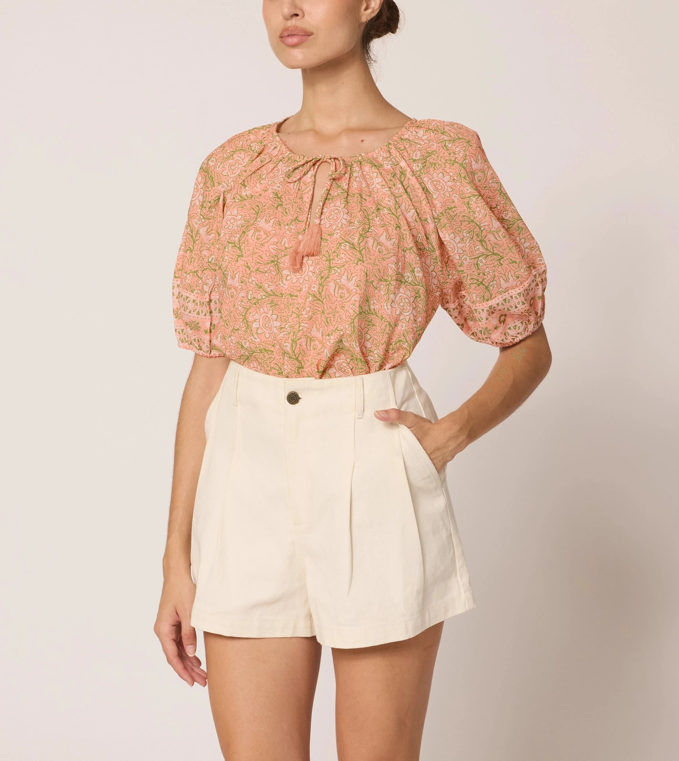 Johana Blouse - Elegant Cecil Blush Women's Top for Casual & Office Wear | Perfect for Work, Date Night & Special Occasions