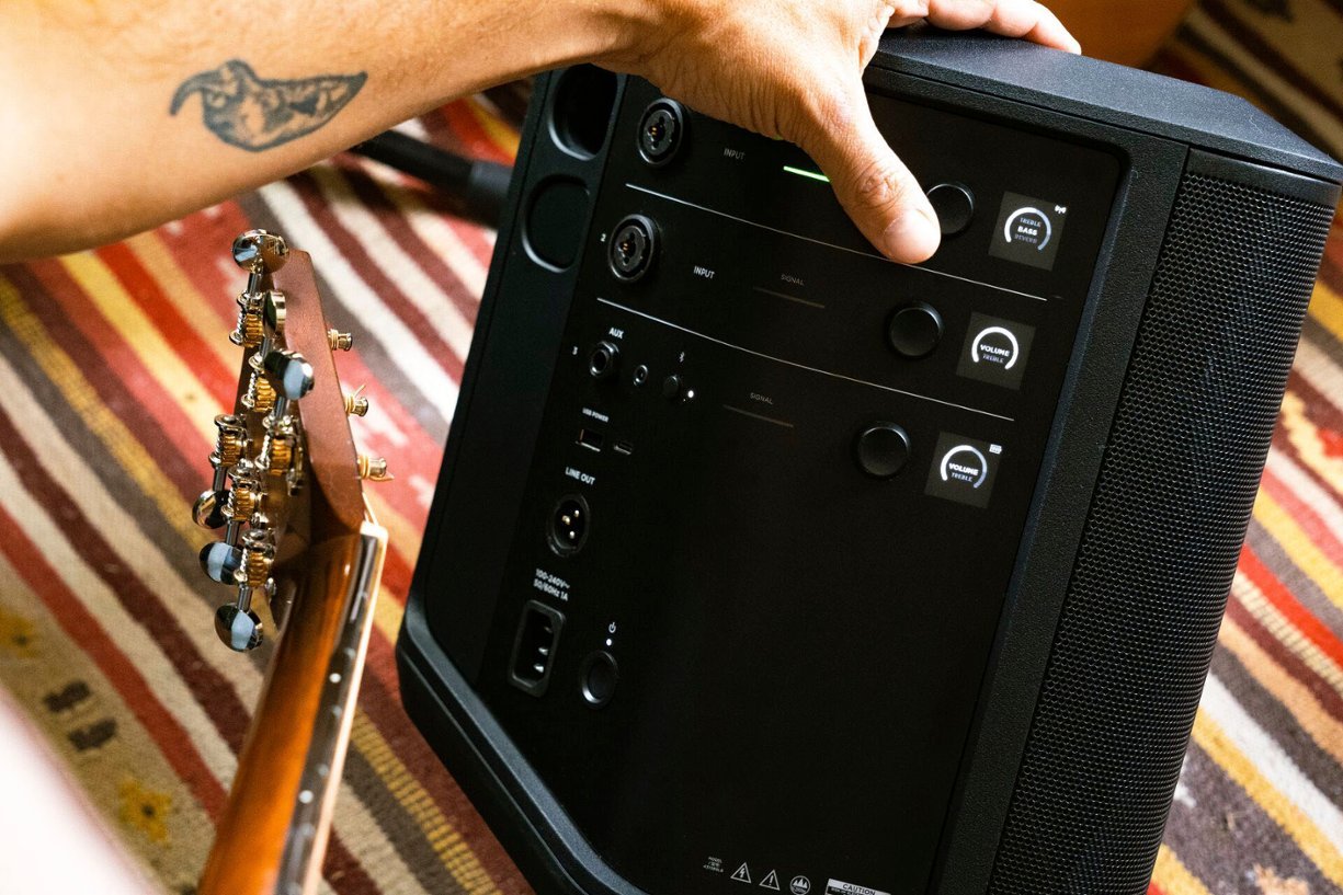 Bose S1 Pro+ Portable Bluetooth PA Speaker System with Rechargeable Battery - Perfect for Outdoor Events, Parties & Live Performances