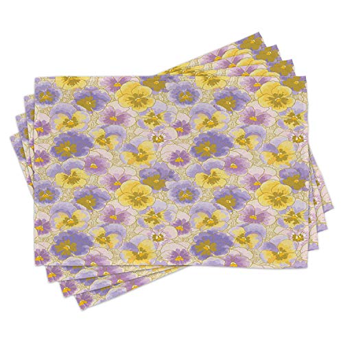Lavender Lilac Yellow