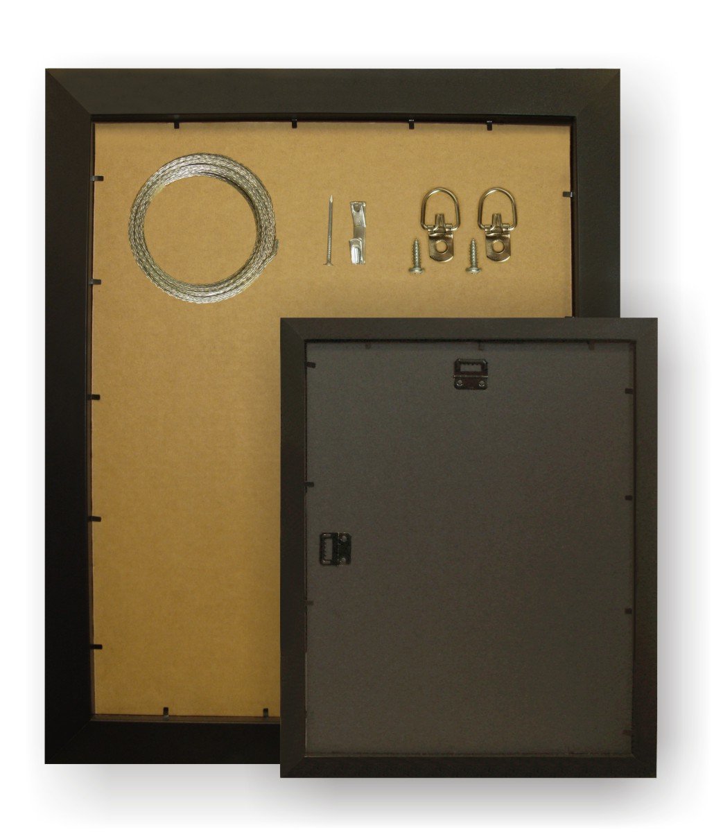 Premium 11x17 Inch Dark Mahogany Picture Frame by Craig Frames - Perfect for Wall Art, Photo Displays & Home Decor