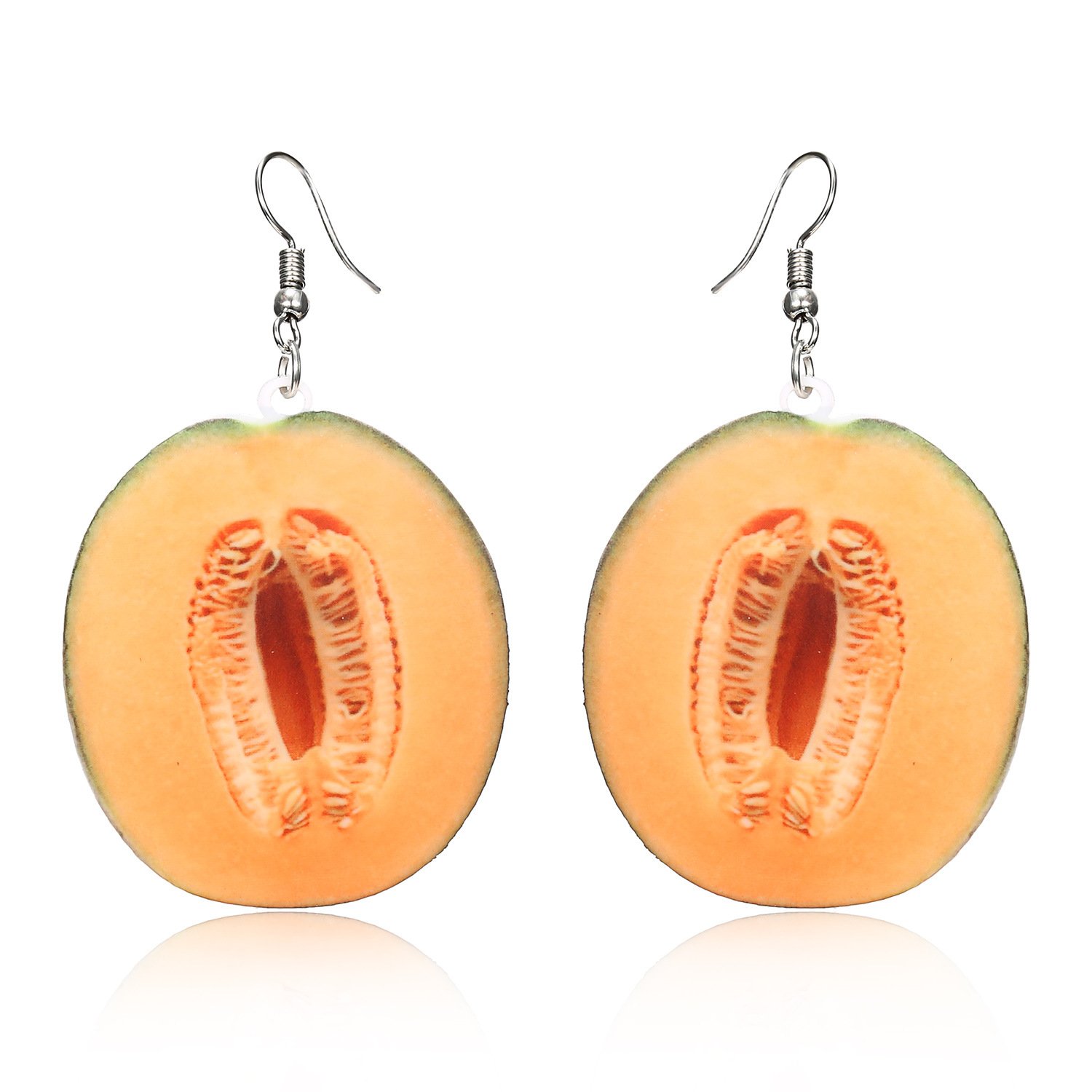 GaFree Summer Fruit Themed Dangle Drop Earrings - Funny Cute Acrylic Fruit Earrings for Women & Girls | Perfect for Beach Vacations, Summer Parties & Casual Outfits