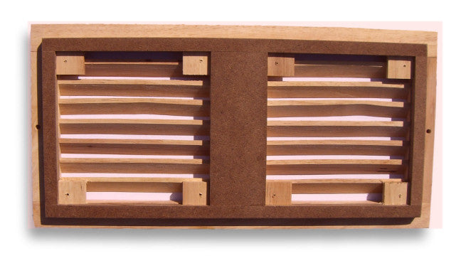 Dual 120mm Oak Vent Cabinet Fan Grill - Premium Cooling Solution for PC Cases & Server Racks | Perfect for Gaming Setups & Home Offices