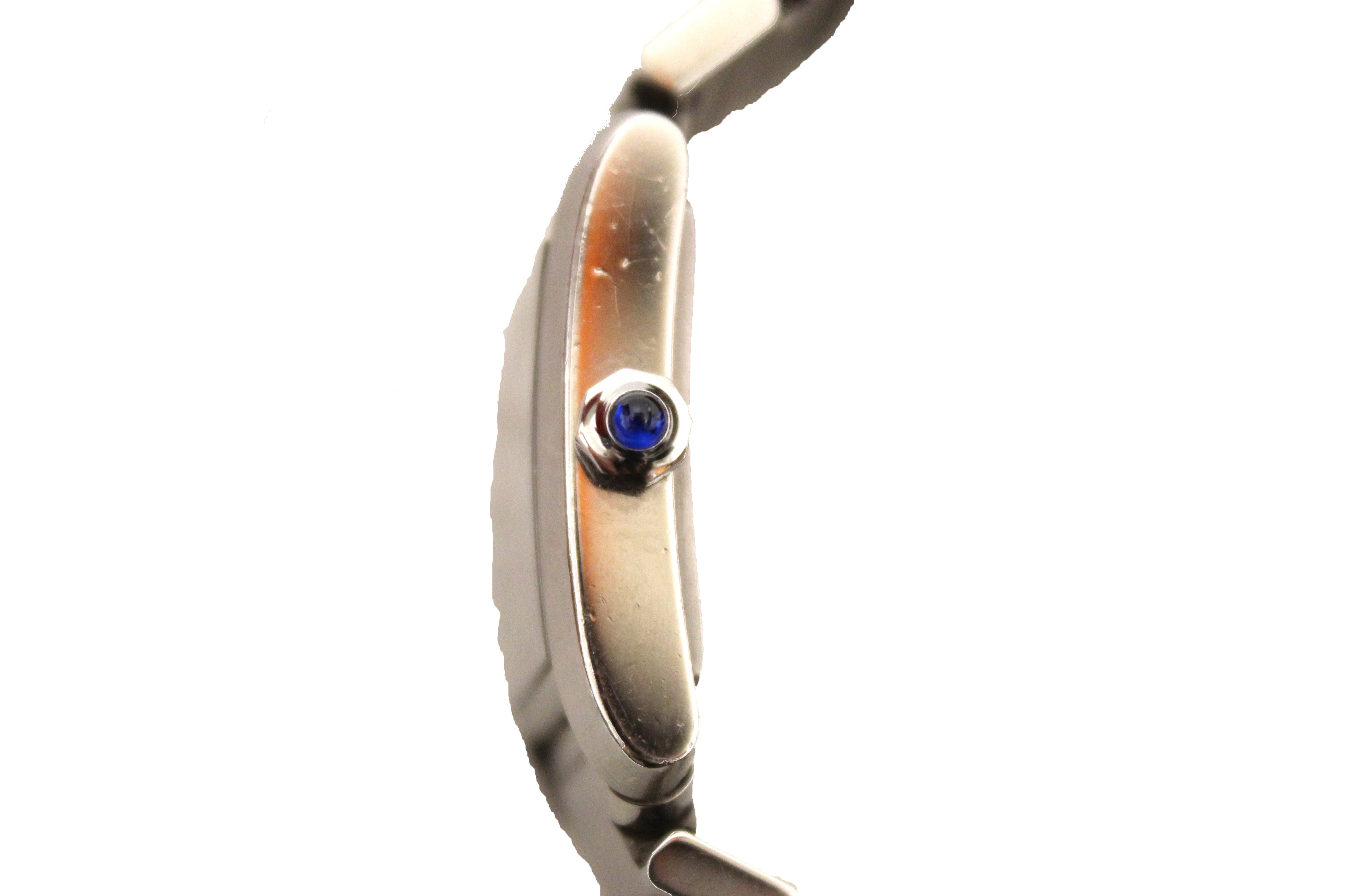 Authentic Cartier Stainless Steel Medium Tank Française Watch - Luxury Unisex Timepiece for Business & Formal Occasions