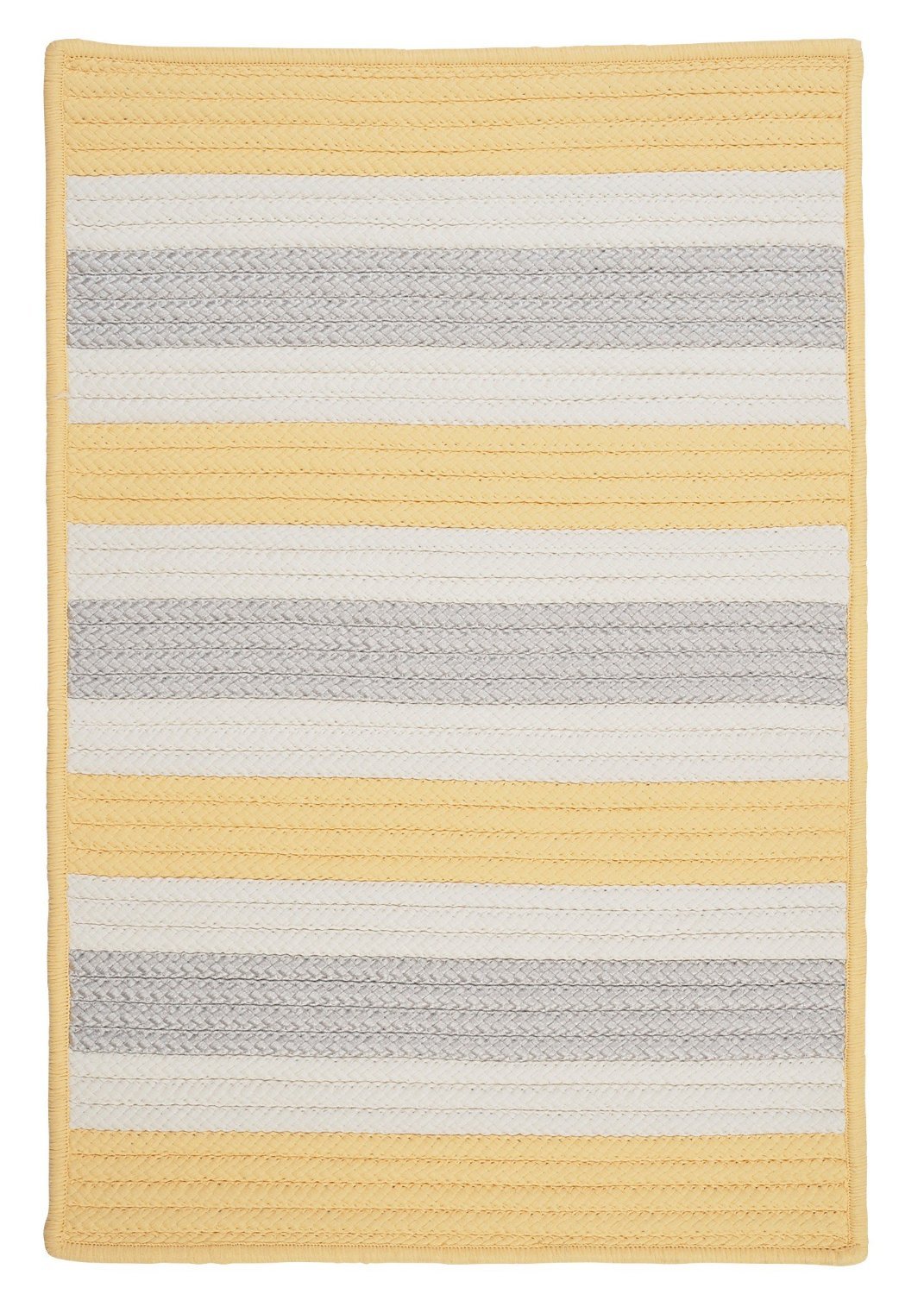 Colonial Mills Stripe It TR39 Yellow Shimmer 2x6 Area Rug - Non-Slip Kitchen Runner, Living Room Floor Mat, Bedroom Decor Rug
