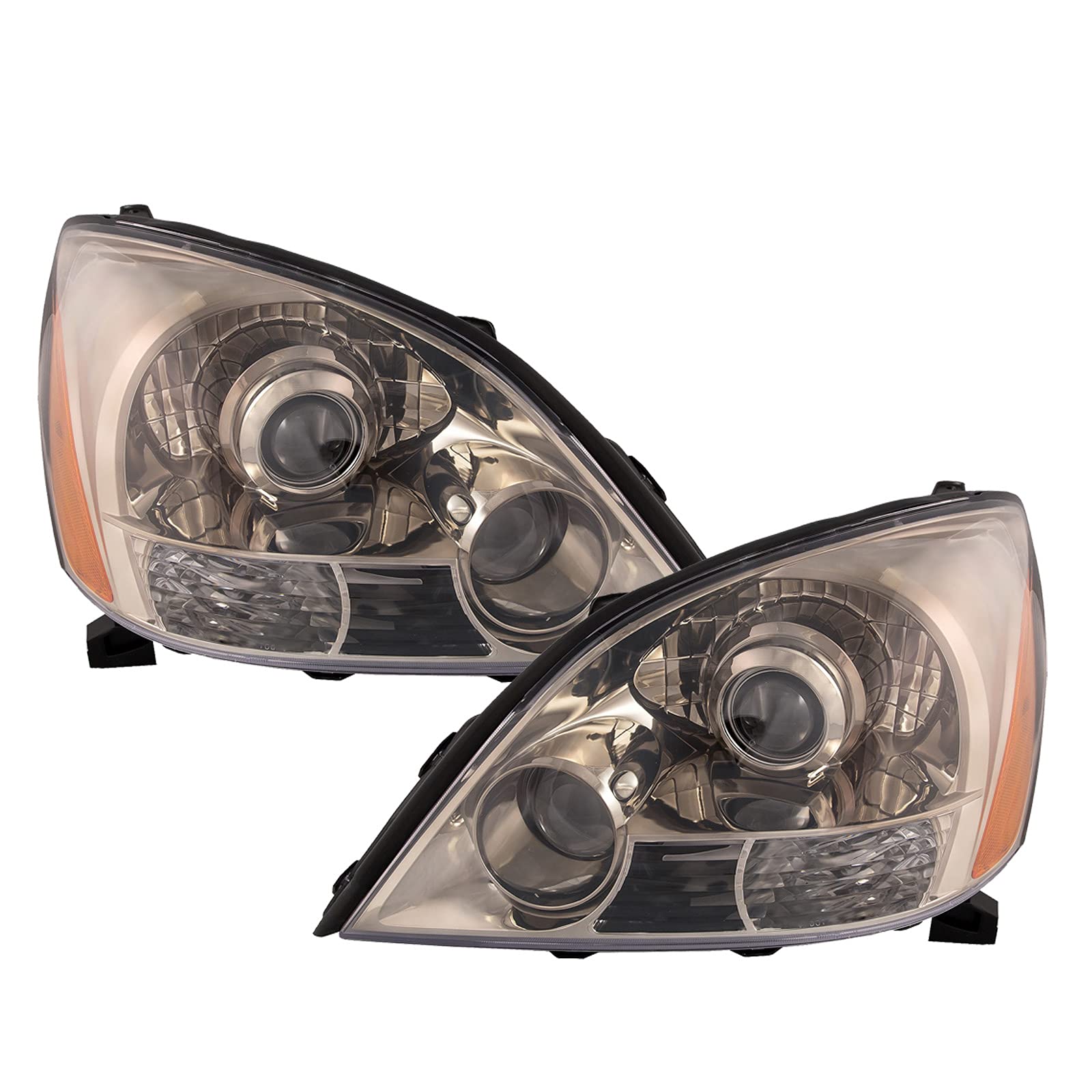 HEADLIGHTSDEPOT Headlight Assembly Set - Left & Right with Sport Package - CAPA Certified - Compatible with 2005-2009 Lexus GX470 - Perfect for Night Driving & Off-Road Adventures