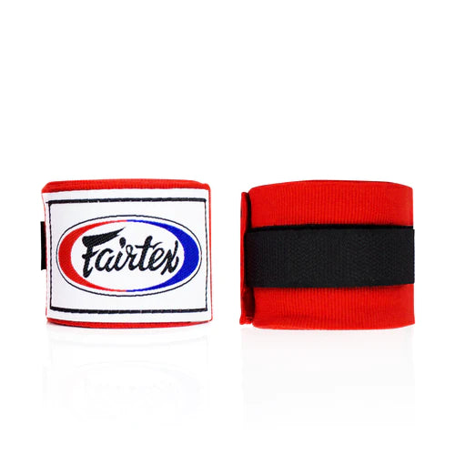 Fairtex HW2 Elastic Cotton Hand Wraps for Muay Thai Boxing - Premium Hand Protection for Training, Sparring & MMA Fighting