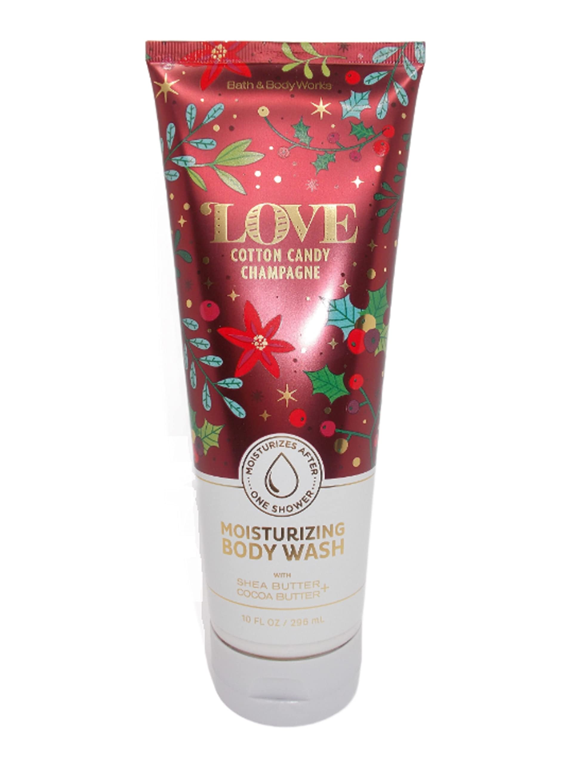 Bath and Body Works Cotton Candy Champagne Moisturizing Body Wash 10 oz - Sweet Fruity Scent for Soft Skin - Perfect for Shower, Spa & Daily Skincare Routine