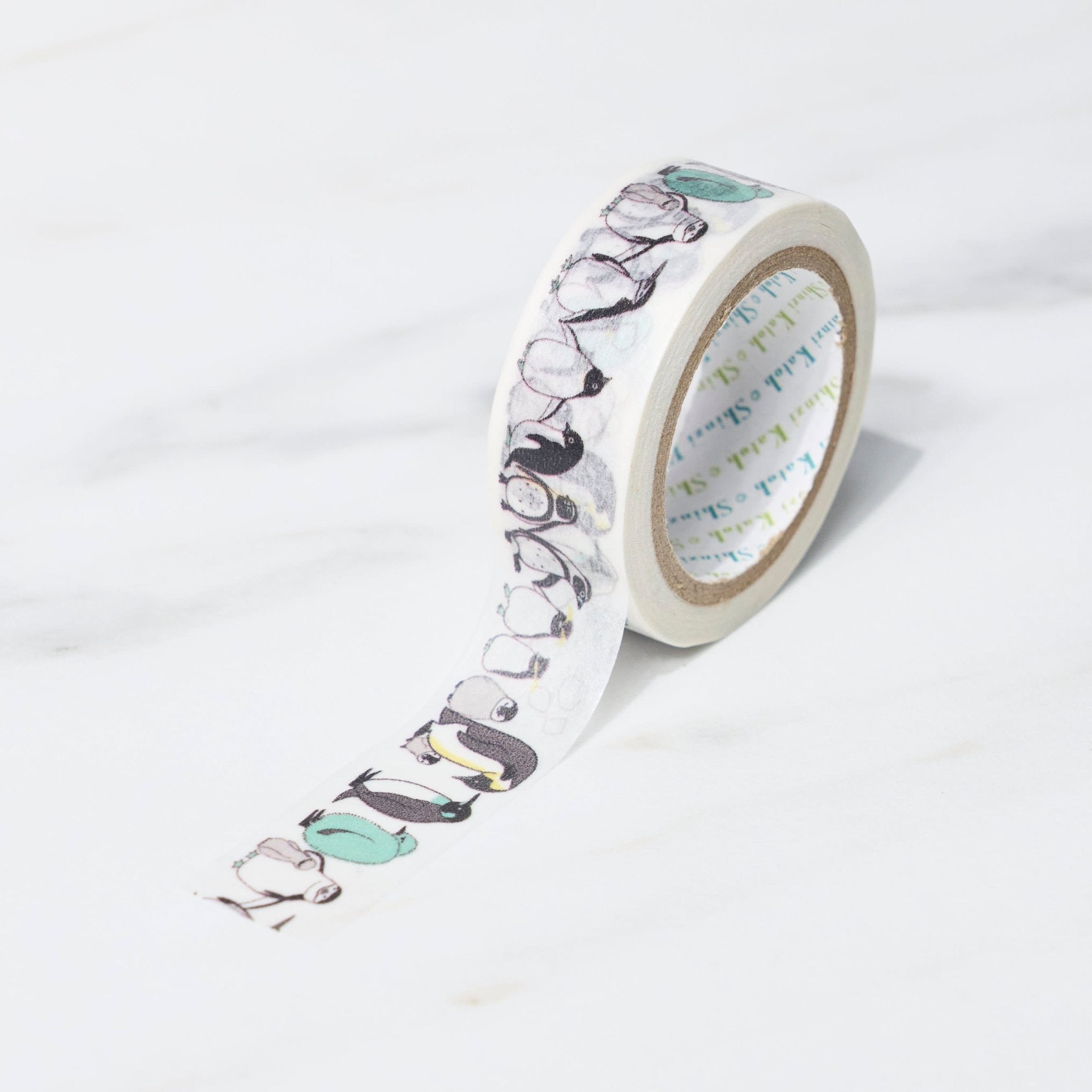 Endangered Species Animal Print Masking Tape - Shinzi Katoh Seal Design for Scrapbooking, Journaling & DIY Crafts